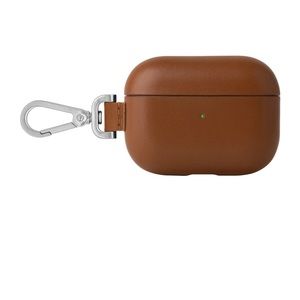 Leather AirPods Pro case with clip